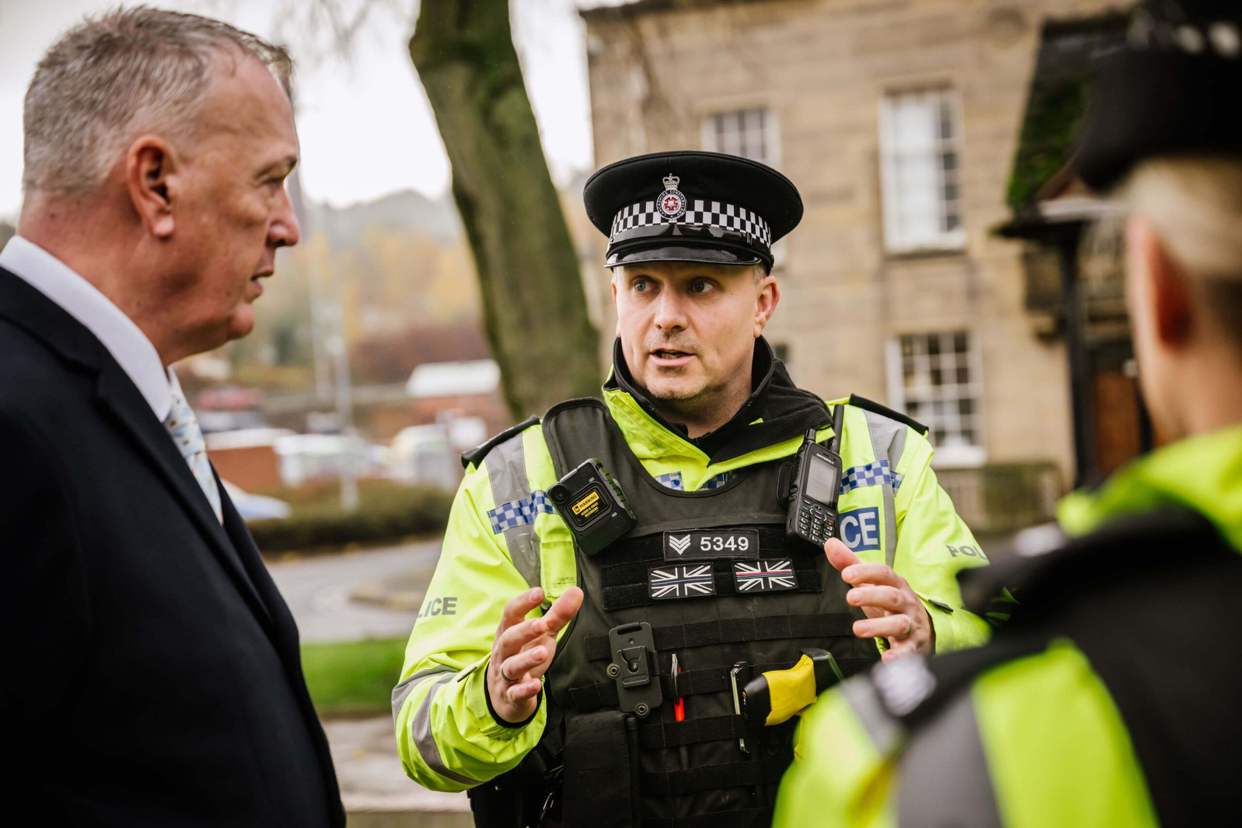 Commissioner Grunshaw and officers