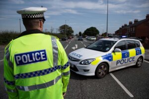 Police closed road