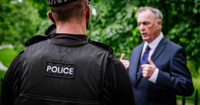 Commissioner and Police Officer